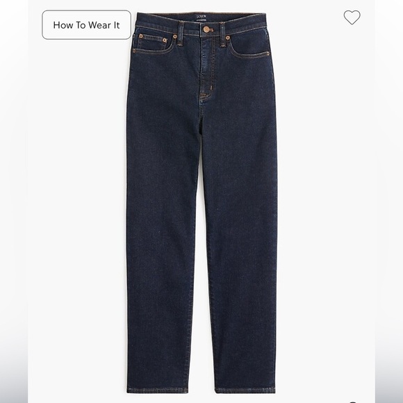 J crew soft rinse wash Tall high-rise stovepipe jean in signature stretch+ - Picture 1 of 2
